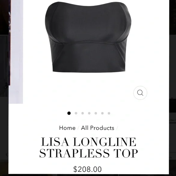 Strapless corset top cincher - Picture 1 of 5